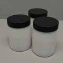 Bronze Tan Replacement Cups with Lids (3Pack) - 200ml Storage Bottles for DHA Spray Tan