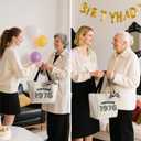 Vavabox 40th Birthday Gifts Women, Unique 40 Years Old Tote Bag, Vintage 1986 Handbag Gifts for Women Mom Wife Friend