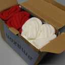 XIMISHOP 4PCS Christmas Stockings, 18inch Large Personalized Cable Knitted Xmas Hanging Stocking Decorations with Name Tags for Holiday Christmas Party Family Decor (Red and White)