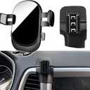 Car Phone Holder for Jeep Compass Auto Accessories[Only for 2017-2021 Compass][Please check if your center console is consistent and if it is applicable][Lock Hands Free Automobile Cell Phone Mount]