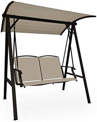 Garden Winds Replacement Canopy Top Cover Compatible with The Two Person Sling Swing - Standard 350
