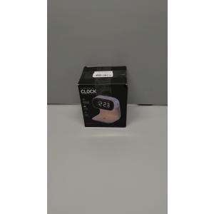 Digital Alarm Clock with Wireless Fast Charging Station 15W Touch Smart Lamp for Bedside,3 Colors Nightlight Adjustment Night Lamp for Living Room,Bedside,Heavy Sleepers (White+Cable&Adapter)