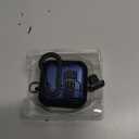 Anqrp MagArmor Auto-Open for AirPods 4th Generation Case with Built-in Magnets, [One-Press Auto-Open] [Compatible with Mag-Safe Charging], Full-Body MIL-Grade Protective with Air-AL Carabiner Blue