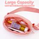 Uygafly Belt Bag with Initials,Fanny Packs Crossbody Bags for Women Girls Kids,Birthday Graduation Gifts for 5 6 7 8 9 10 11 12 13 14 15 16 Year Old Girl,Trendy Cute Purse Stuff - H,Peach