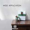 5 x Vitalizart Green Velvet Ribbon Set 3/8" x 15 Yd Wooden Spool Fabric Trim 3 Rolls * 5 Yd for Christmas Wreath Decoration Handmade Craft Ornaments Gift Wrapping & Bow Making