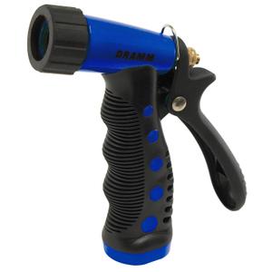 Dramm ColorStorm Premium Pistol Spray Nozzle – Heavy-Duty Adjustable Garden Hose Sprayer with Ergonomic Grip & Variable Water Patterns for Garden, Car, Deck, and Outdoor Cleaning – Blue