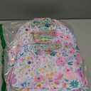 mibasies Kids Backpack for Girls: Girls Backpack 5-8 - Kindergarten Elementary School Bookbag for Girl - Flower Pink