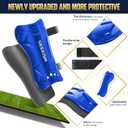 Soccer Shin Guards for Youth Kids Toddler, Protective Soccer Shin Pads & Sleeves Equipment - Football Gear, Teens Boys Girls, Blue 1 Pack Soccer Shin Guards + Socks, M 3'10 - 4'8 Tall