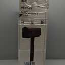 Architectural Mailboxes Newbury Rust-Proof Plastic Post Mounted Mail Box for Outside with Post, Mocha, Medium Curbside Mailbox, USPS Approved for Residential Delivery