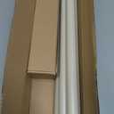 Single Curtain Rod for Windows 48 to 84 Inches(4-7ft): 1 inch Diameter Adjustable Curtain Rod, Heavy Duty Curtain Rod with Netted Texture Finials, Size:36-88(weathered white)