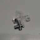 All Brass Faucet Diverter Valve with Aerator, Sink to Garden Hose Diverter Adapter, for Bathroom/Kitchen Sink Faucet Connection Portable Washing Machine/Dishwasher (G1/2 * 3/4", Chrome)