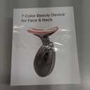 ELISHINE Red Light Therapy for Face and Neck, 7 Color Light Based Face Massager Tool, Portable Skin Care Tool for Firming, Tightening and Lifting (Glossy Black)