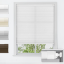 LazBlinds No Drill Cordless Cellular Shades, 26" W x 64" H, White | Soft Light Filtering Fabric Protects Privacy, With Thermal Insulation & Noise Reduction, Safe Cordless Design for Kids & Pets