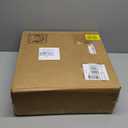 End Table with Charging Station, Nightstand with Diamond Handle and Rattan-Style Drawer, Bedside Table, Light Oak