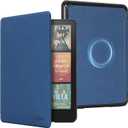 CoBak Magnetic Case for 7" Kindle Paperwhite 12th Gen 2024 and Kindle Colorsoft - Compatible with iPhone MagSafe, for Samsung/Belkin/Anker Wireless Charging Pads, Lightweight, Auto Sleep Wake (Mag Ring Dark Blue)