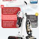 Roomie Tec SlimVac Pro Cordless Vacuum Cleaner for Home - 2200mAh Battery, High Suction Power, Lightweight, Detachable Handheld with HEPA Filter – Multi-Surface Cleaning for Carpets, Hard Floors, Cars