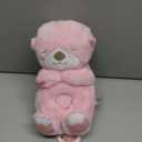 Fisher-Price Baby Toy Soothe n Snuggle Otter Plush, Pink Portable Sound Machine with Breathing Motion & Lights for Newborns Ages 0+ Months