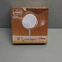 20X Magnifying Mirror with Light, Height Adjustable 2000mAh Makeup Mirror with Light, 3 Color Lights for Tabletop/Travel. Detachable Travel Makeup Mirror, Vanity Mirror for Bathroom, Silver