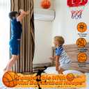Amarlozn 5" Mini Foam Basketball Set, 3 PCS Orange, Ideal for Kids, Toddlers, Beach, Pool, Indoor & Outdoor Play