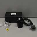 Oil Catch Can, 300ml Black Baffled Catch Can Tank Kit, Aluminum Oil Separator with Fuel Line Hose Kit, Coolant Reservoir Tank