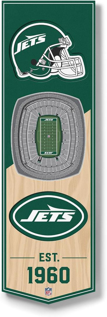 YouTheFan NFL 3D Stadium Banner - 6x19