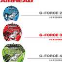 Airhead G-Force Towable Tube for Boating, 1-4 Rider Inflatable Boat Tube for Water Tubing, Heavy Duty Full Nylon Cover, Stabilizer Fins with Neoprene Knuckle Guards, Speed Safety Valve