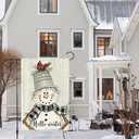 3 x Snowman Cardinal Hello Winter Garden Flag 12x18 Inch Double Sided, Winter Holiday Yard Outdoor Flag (RMQ-83)