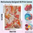 2 x KICHANG White Retro Diamond Painting Diamond Art Kits for Adults,5D Diamond Art Crafts,Round Full Drill Diamond Dots Diamond Art Kits for Home Decor&Gift-11.8x15.7in
