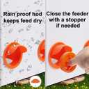 Chicken Feeder No Waste Automatic Poultry Feeder Ports Kit Chicken Feeders and Waterer Set