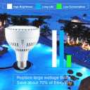LED Pool Light Bulb 12V 50W 5000LM 6500K Daylight White LED Swimming Pool Light Bulb, Replaces up to 200-800W Traditionnal Bulb for Most Pentair Hayward Light FixturesNOT 120V