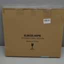 ELSKER&HOME Diploma Frames 11x14 with Mat- Solid Cherry Wood - Display 11x14 Document/Certificate with Mat or 15x18 without Mat - Wall Mount Display (Double Mat, Black Mat with Golden Rim)