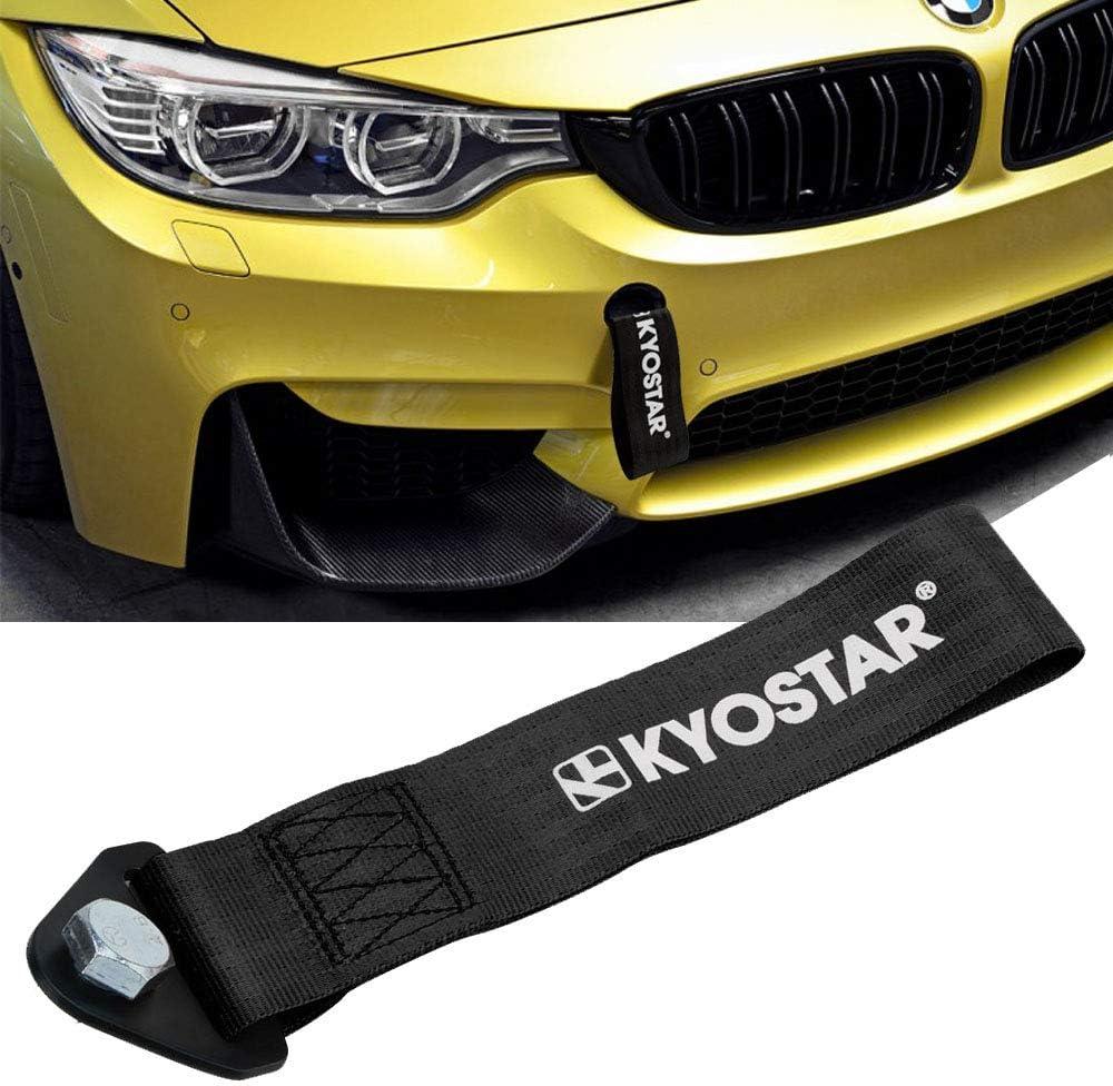 2 x Kyostar Drift Rally car Towing Tow Strap Belt Hook(Black)