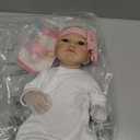 WOOROY Realistic Reborn Baby Dolls - 20 Inch Lifelike Newborn Baby Doll Girl Real Life Baby Dolls with Weighted Soft Body Gift Toy for Kids Age 3+