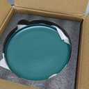 Ceramic Dinner Plates, 10.25 Inch Flat Dish Set for 4, Perfect for Family and Entertaining, Microwave & Dishwasher Safe, Dinner Dishes for Steak, Sandwiches, Pizza, Pasta, Modern Green