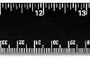 Alumicolor Aluminum Straight Edge with Center Finding Back, 24IN, Black, 10 Pcs
