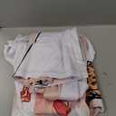 4 Pcs Funny Cover up Women's Bikini Shirt Short Sleeve Cute Swimwear Cover up Beach T Shirt, XL Colorful