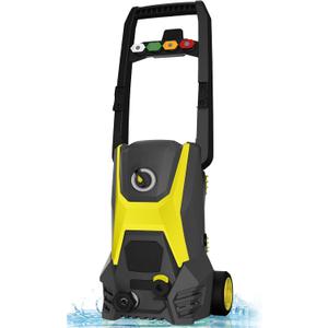 Electric Pressure Washer, 4800PSI Max 3.0 GPM Power Washer with 20FT Hose, 35FT Cord, 4 Nozzles Foam Cannon High Pressure Washer for Car Patio Garden (Black)