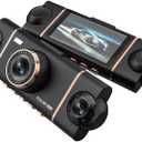 Dash Cam Front Rear Inside & Left Right, Car Camera, 24H Parking Mode, G-Sensor, Loop Recording