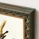euwazram Ornate Green 24x36 Picture Frame with Raised Leaf Border