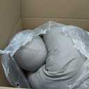 Momcozy Pregnancy Pillows for Sleeping, U Shaped Full Body Pillow for Pregnancy Women with Removable Jersey Cotton Cover, 57 Inch Maternity Pillow, Grey