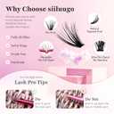 DIY Lash Extensions Kit 280PCS Individual Lashes Clusters,9-16mm MIX 30D Fluffy and Natural False Eyelashes,Wispy and Volumn,with Lash Bond and Seal,Tweezers,Glue Remover,Easy Use At Home