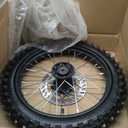14 inch Front Rim Wheel 60/100-14 Tire Assembly for Apollo DB RFZ SSR 110cc 125cc XR CRF DB KLX125 KX85 TD-125 Dirt Pit Bike Tao Tao BD14 with 15mm Axles Includes Brake Rotor (14 inch)