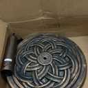 UBP18181-BR 18-Inch Cast Stone Umbrella Base, Made from Rust Free Composite Materials, Bronze Powder Coated Finish