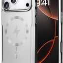 Magnetic for iPhone 17 Pro Max Case,[Compatible with MagSafe]Slim Matte Translucent Phone Case iPhone 17 Pro Max Shockproof Anti-Scratch 6.9"Silver