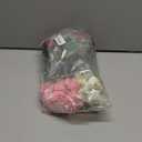 HUAESIN Artificial Valentine Flowers Pink Red Valentines Bouquet with Silk Carnations Velvet Roses Valentines Day Decor Flower Arrangements for Cemetery Grave Home Decor Table Centerpieces