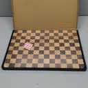 Cutting Boards for Kitchen, Checkered Cutting Board Upgraded, Acacia Wood Chopping Board with Juice Grooves & Handles, Large Butcher Block Serving Tray with Gift Box, 17"X12"X0.8"