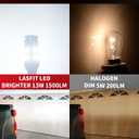 LASFIT 921 LED Bulb Reverse Lights, 912 T15 Back Up Light CANBUS Error Free W16W 906 Reversing Bulb 904 916 6000K Xenon White New Upgrade Design, Plug and Play (Pack of 2)