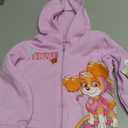 Paw Patrol Nickelodeon Skye Girls Zip Up Hoodie for Toddler and Big Kids, size 5