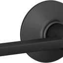 Schlage F40 V LAT 622 Latitude Door Lever, Bed & Bath Privacy Lock, Matte Black