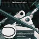 Uxcell 2pcs 3VX320 Rubber V-Belt, Raw Edge Cogged Industrial V Belt 32" Length x 0.38" Width x 0.32" Thickness
